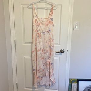 NWT midi watercolour dress